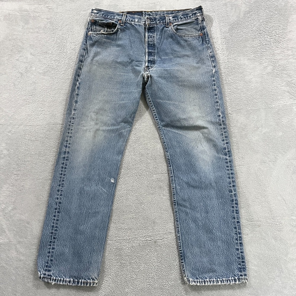 Vintage‎ Levis 501xx Jeans Mens 40x36 (fit 36x32) Button Fly Made in USA 90s Y2K